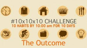 What I Learned from the 10x10x10 Challenge